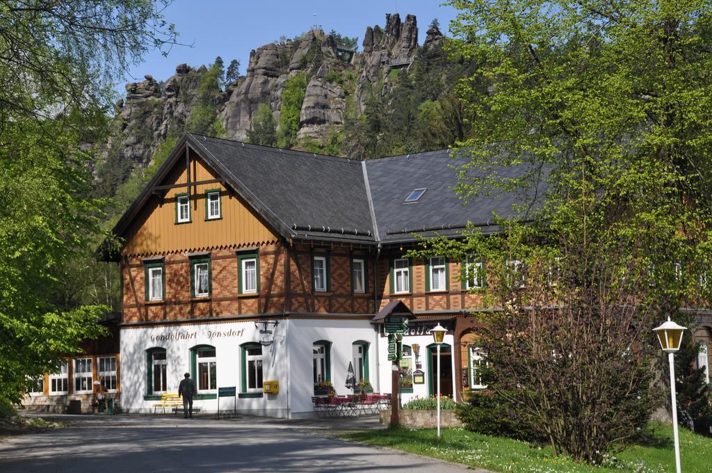 Hotel Gondelfahrt Kurort Jonsdorf Exterior foto